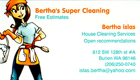 Bertha's Super Cleaning
